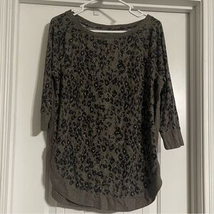 Maurices Green Leopard Print Sweater 😍